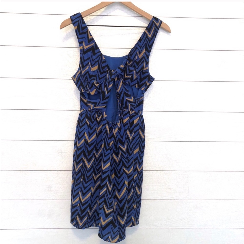 Madewell Broadway & Broom Silk Twist Back Dress - Picture 3 of 8